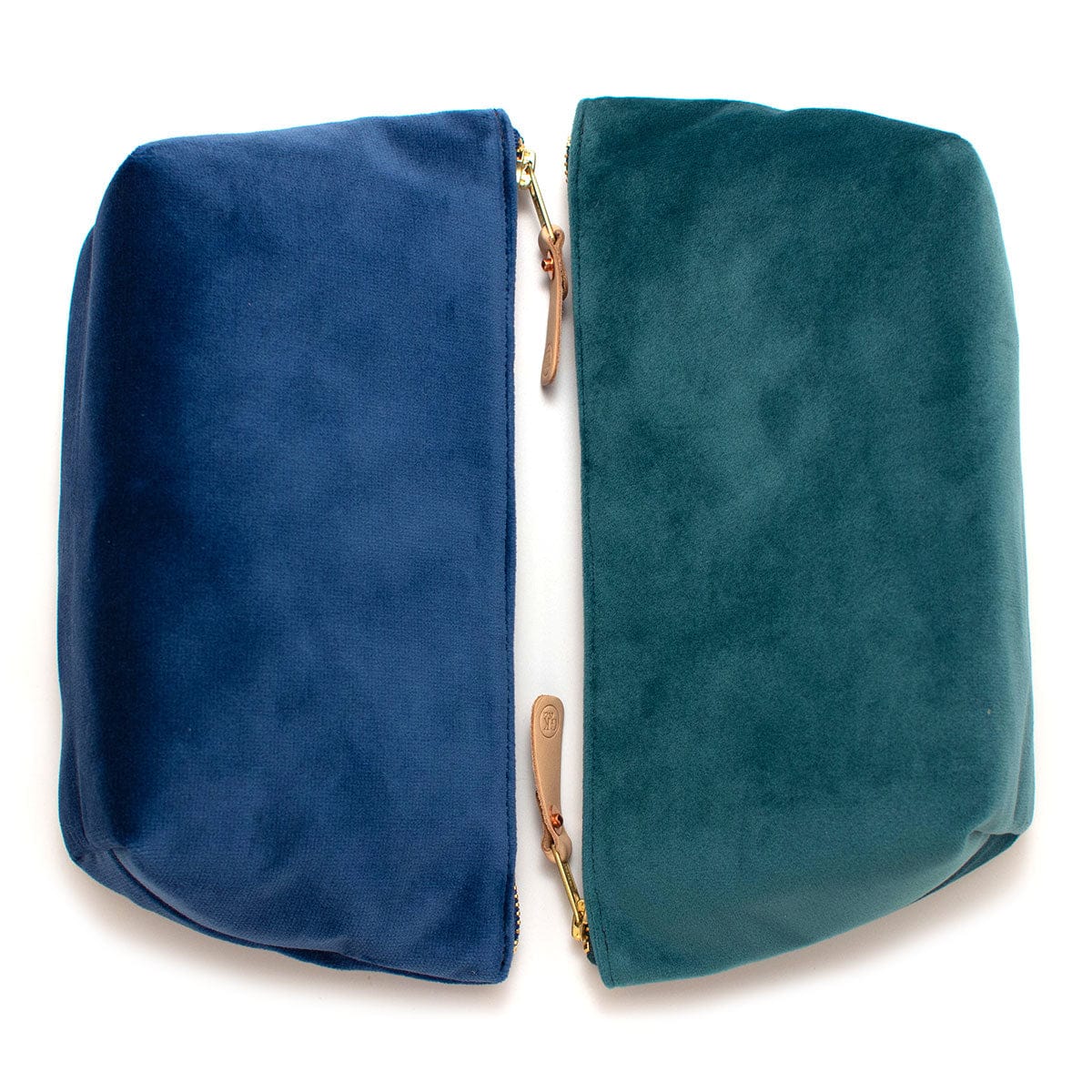 General Knot & Co. Bags One Size / Blue Sapphire Velvet Travel Clutch