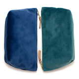 General Knot & Co. Bags One Size / Blue Sapphire Velvet Travel Clutch