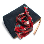 General Knot & Co. Bandanas 21" x 21" / Multi Bright Palms Bandana