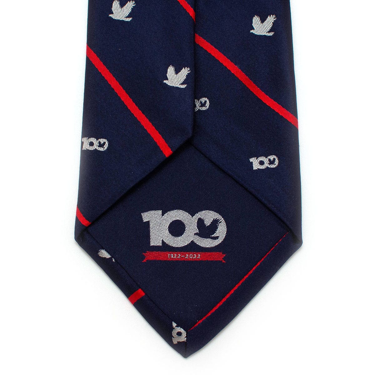 EB Neckties 58" Length/ 3" Width / Navy/Red Eaglebrook Commemorative Stripe Necktie