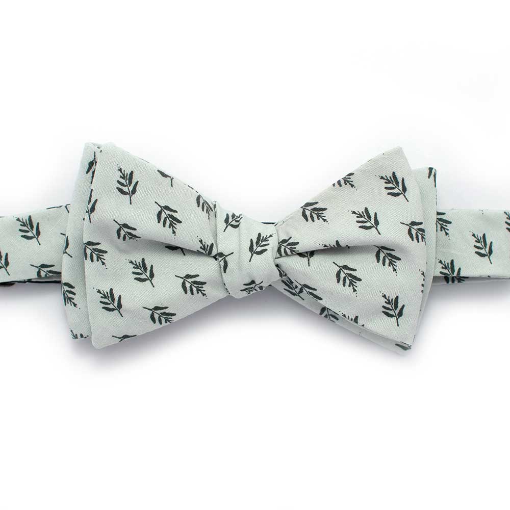 General Knot & Co. Apparel & Accessories 2.5" Width/ adjustable band / Green Sage Thistle Bow