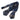 General Knot & Co. Self-Tied Diamond Point Bow 2.5" at widest 2.5" W- 13.5-18.5" adjustable band / Blue Multi Japanese Patchwork Bow