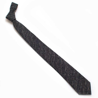 General Knot & Co. Classic Necktie 2 7/8" x 58" 2.9" W x 58" L / Navy Indigo Chalk Stripe Necktie