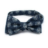 General Knot & Co. Apparel & Accessories 58" L x 2.9" W / Navy Vintage Cactus Flower Bow