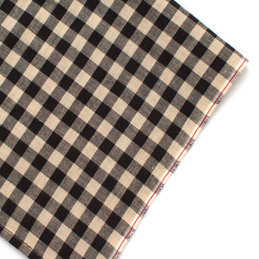 General Knot & Co. Squares 13"x13" One Size / Black/Cream Vintage Country Check Square