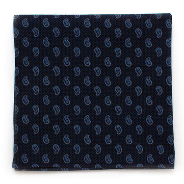 General Knot & Co. Squares 13"x13" 13" x 13" / Blue Jasper Paisley Square