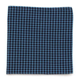 General Knot & Co. Squares 13"x13" 13" x 13" / Blue/Black Mini Check Square-Blue