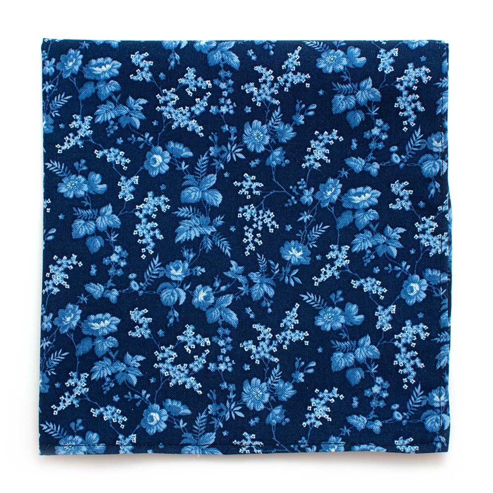 General Knot & Co. Squares 13"x13" 13" x 13" / Blue Vintage Randolph Gardens Square