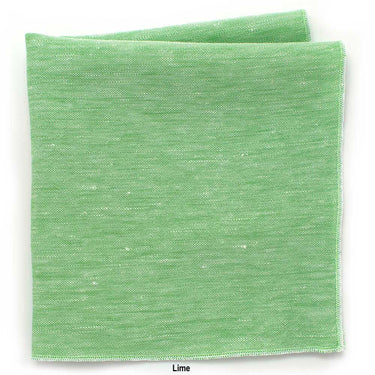 General Knot & Co. Apparel & Accessories 13" x 13" / Lime Linen Irish Linen Squares