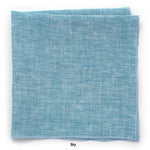 General Knot & Co. Apparel & Accessories 13" x 13" / Sky Linen Irish Linen Squares