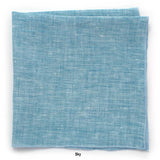 General Knot & Co. Apparel & Accessories 13" x 13" / Sky Linen Irish Linen Squares