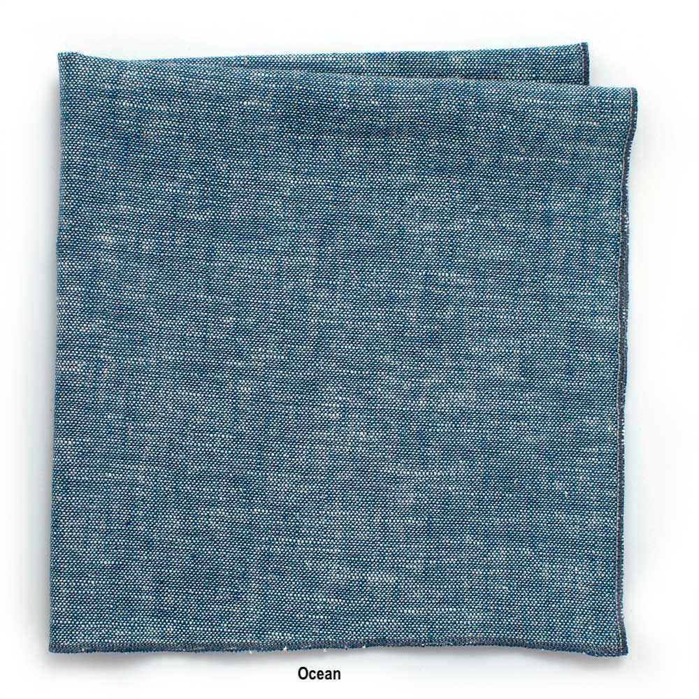 General Knot & Co. Apparel & Accessories 13" x 13" / Ocean Linen Irish Linen Squares