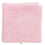 General Knot & Co. Apparel & Accessories 13" x 13" / Pink Linen Irish Linen Squares