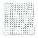 General Knot & Co. Apparel & Accessories One Size / White/Navy Classic Foulard Square- White