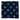 General Knot & Co. Squares 13"x13" One Size / Blue/ White Tie Dye Dot Square