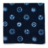 General Knot & Co. Squares 13"x13" One Size / Blue/ White Tie Dye Dot Square