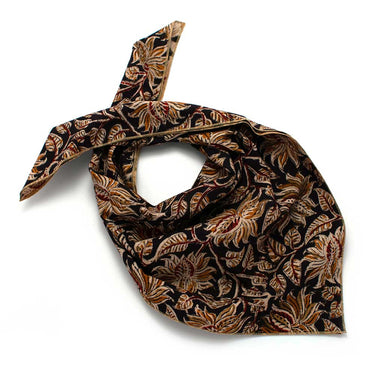 General Knot & Co. Bandanas & Headties 21" x 21" / Multi Sepia Vine Bandana