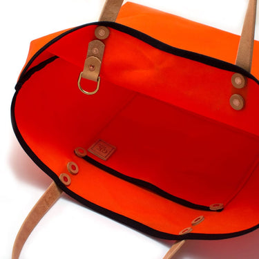 General Knot & Co. Bags One Size / Orange Orange Waxed Canvas All Day Tote