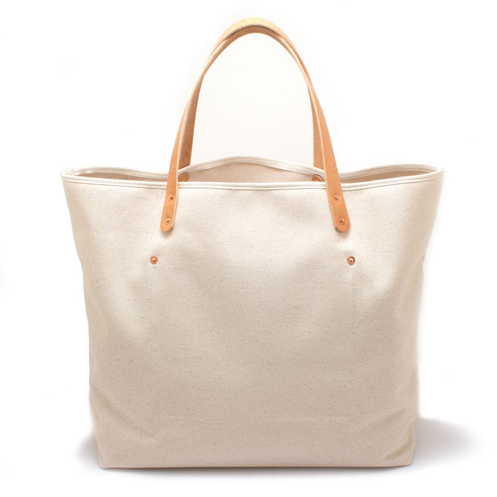 General Knot & Co. Bags One Size / Ivory Natural Canvas All Day Tote