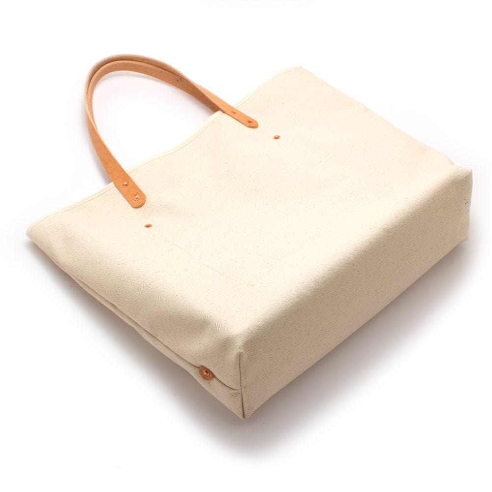 General Knot & Co. Bags One Size / Ivory Natural Canvas All Day Tote