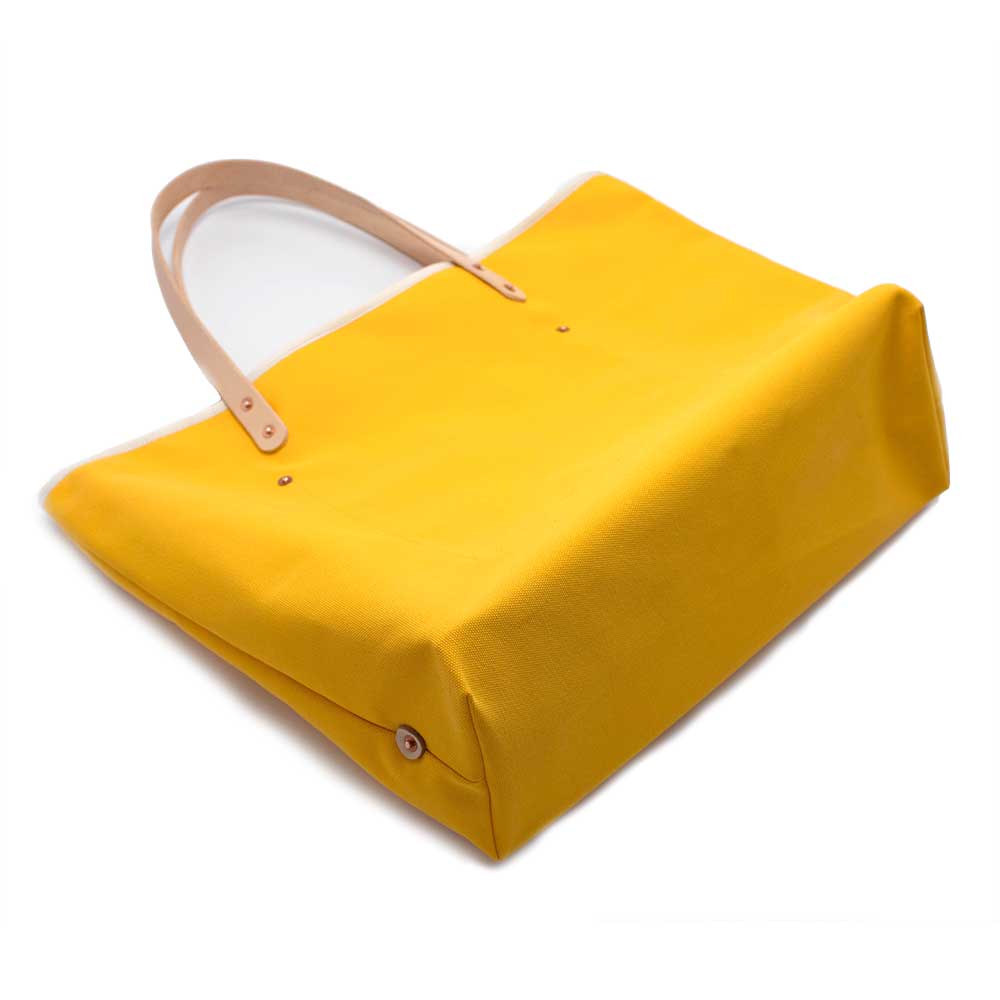 General Knot & Co. Bags One Size / Yellow Solar Yellow Canvas All Day Tote
