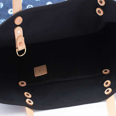General Knot & Co. Apparel & Accessories One Size / Navy/White Tie Dye Dot All Day Tote