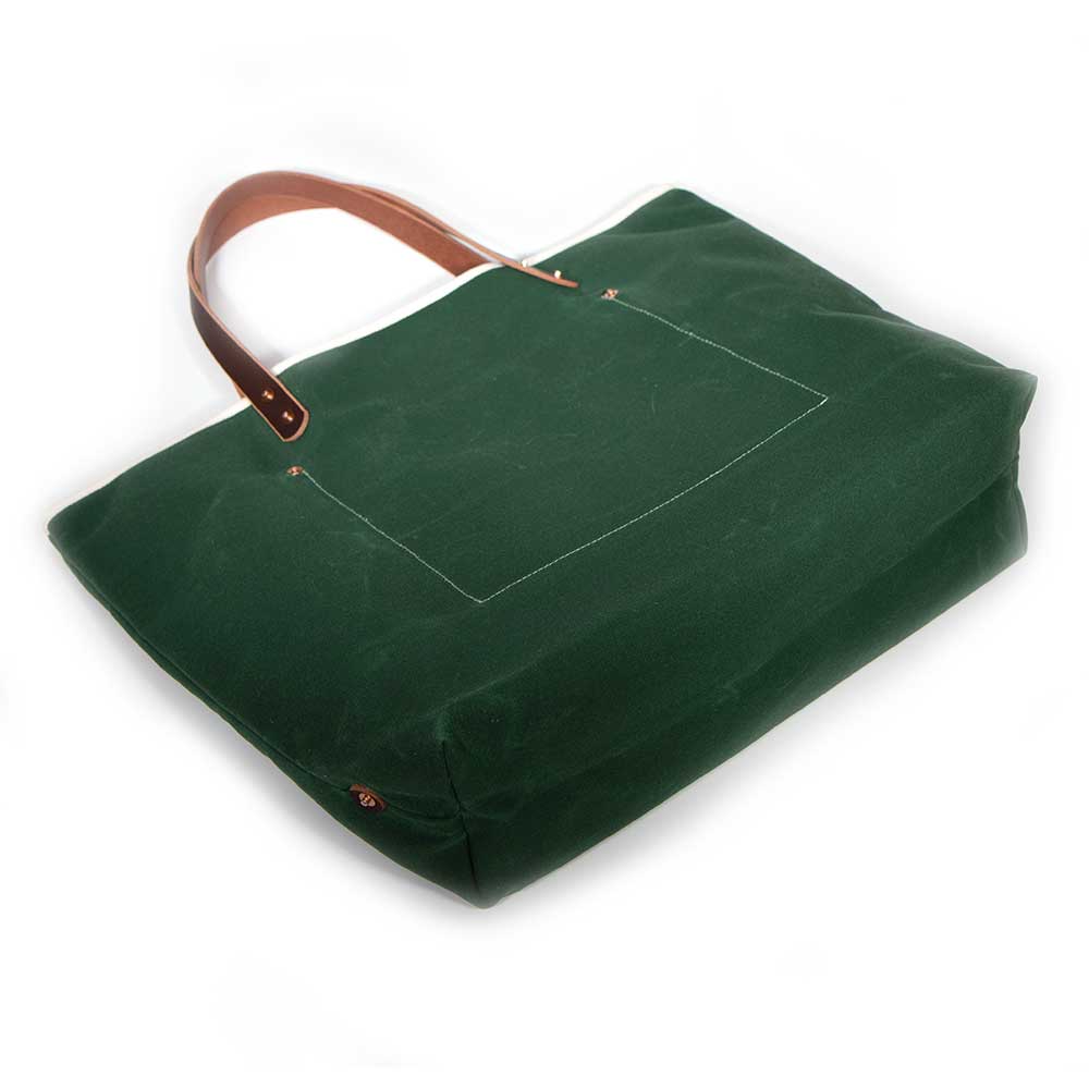 Green canvas tote 2025
