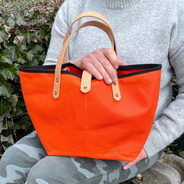 General Knot & Co. Bags One Size / Orange Orange Waxed Canvas All Day Mini Tote
