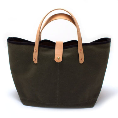 General Knot & Co. Bags One Size / Army Green Army Green Waxed Canvas All Day Mini Tote
