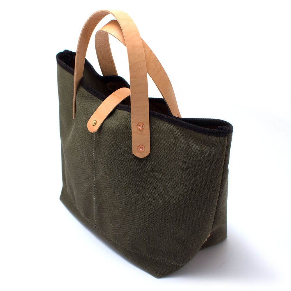 General Knot & Co. Bags One Size / Army Green Army Green Waxed Canvas All Day Mini Tote