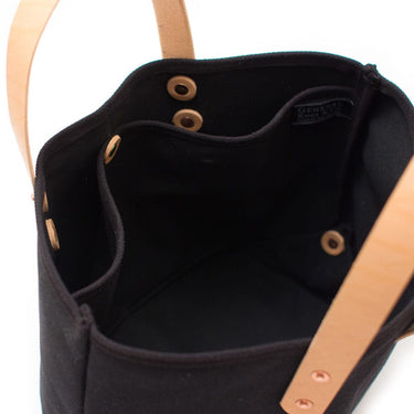 General Knot & Co. Bags One Size / Black Black Waxed Canvas All Day MiniTote