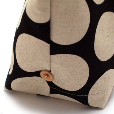 General Knot & Co. Bags One Size / Black/Natural Monster Dot All Day Mini Tote