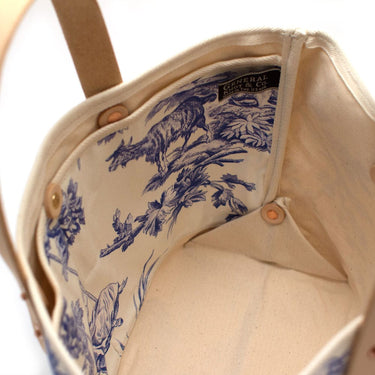 General Knot & Co. Bags One Size / Blue/Ivory Vintage Toile All Day Mini Tote
