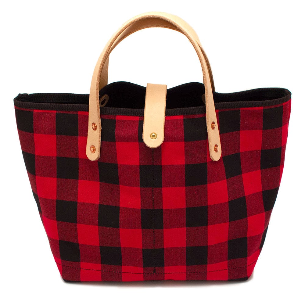 General Knot & Co. Bags One Size / Red/Black Buffalo Check All Day Mini Tote