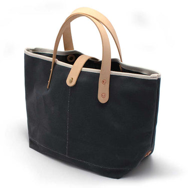 General Knot & Co. Bags One Size / Grey Steel  Waxed Canvas All Day MiniTote