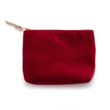 General Knot & Co. Apparel & Accessories 7" W x 5" H x 1.5" D / Red Velvet Jewel Pouch- Scarlet