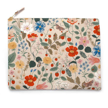 General Knot & Co. Apparel & Accessories One Size / Multi/Natural Spring Meadow Laptop Sleeve- Large