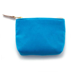 General Knot & Co. Apparel & Accessories One Size / Blue Velvet Jewel Pouch- Cerulean