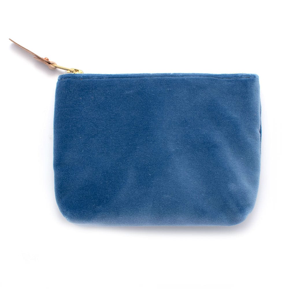 General Knot & Co. Handbags, Wallets & Cases One Size / Blue Velvet Jewel Pouch- Cornflower