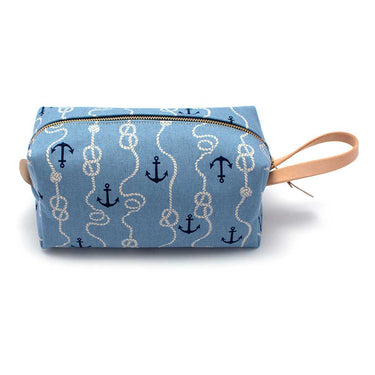 General Knot & Co. Bags One Size / Blue/Natural Nautical Chambray Travel Kit