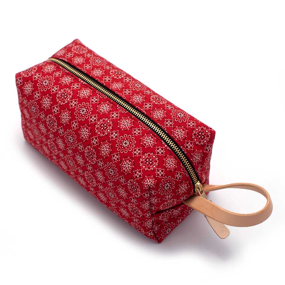 General Knot & Co. Apparel & Accessories One Size / Red Scarlet Bandana Travel Kit