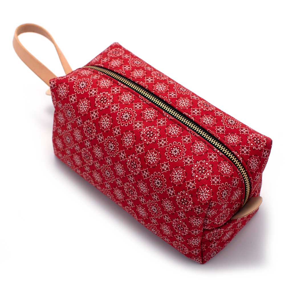 General Knot & Co. Apparel & Accessories One Size / Red Scarlet Bandana Travel Kit