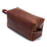 General Knot & Co. One Size / Brown Leather Travel Kit- Waxy Brown