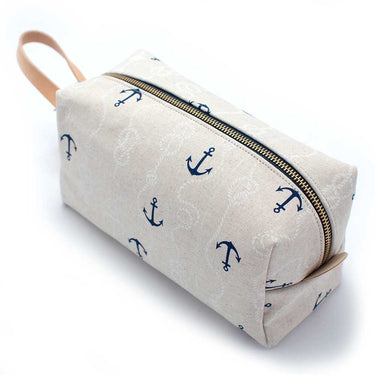 General Knot & Co. Bags One Size / Flax/Natural Nautical Flax Travel Kit