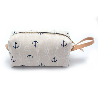 General Knot & Co. Bags One Size / Flax/Natural Nautical Flax Travel Kit