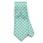 EB Neckties 3 1/4" W- 58" L / Lt. Green Eaglebrook Dot Necktie-Lt. Green