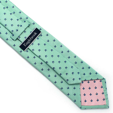 EB Neckties 3 1/4" W- 58" L / Lt. Green Eaglebrook Logo Necktie-Lt. Green