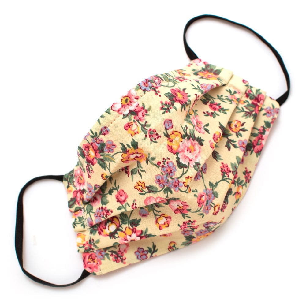 General Knot & Co. Masks Reusable Butter Rose Face Mask- Elastic Loops- Kid Sizes Available