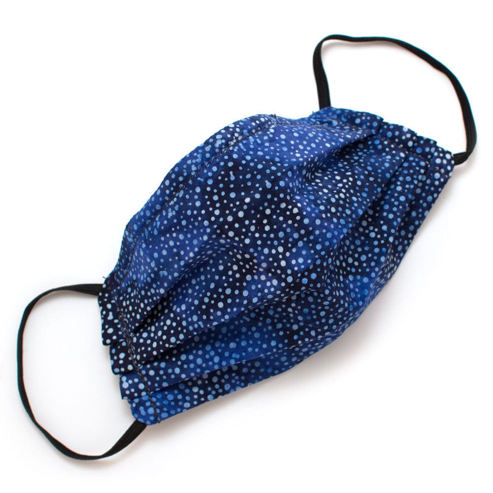General Knot & Co. Masks Reusable Blue Confetti Face Mask- Elastic Loops- Kid Sizes Available