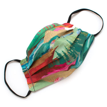 General Knot & Co. Masks Reusable Rocky Mountain Face Mask- Elastic Loops- Kid Sizes Available